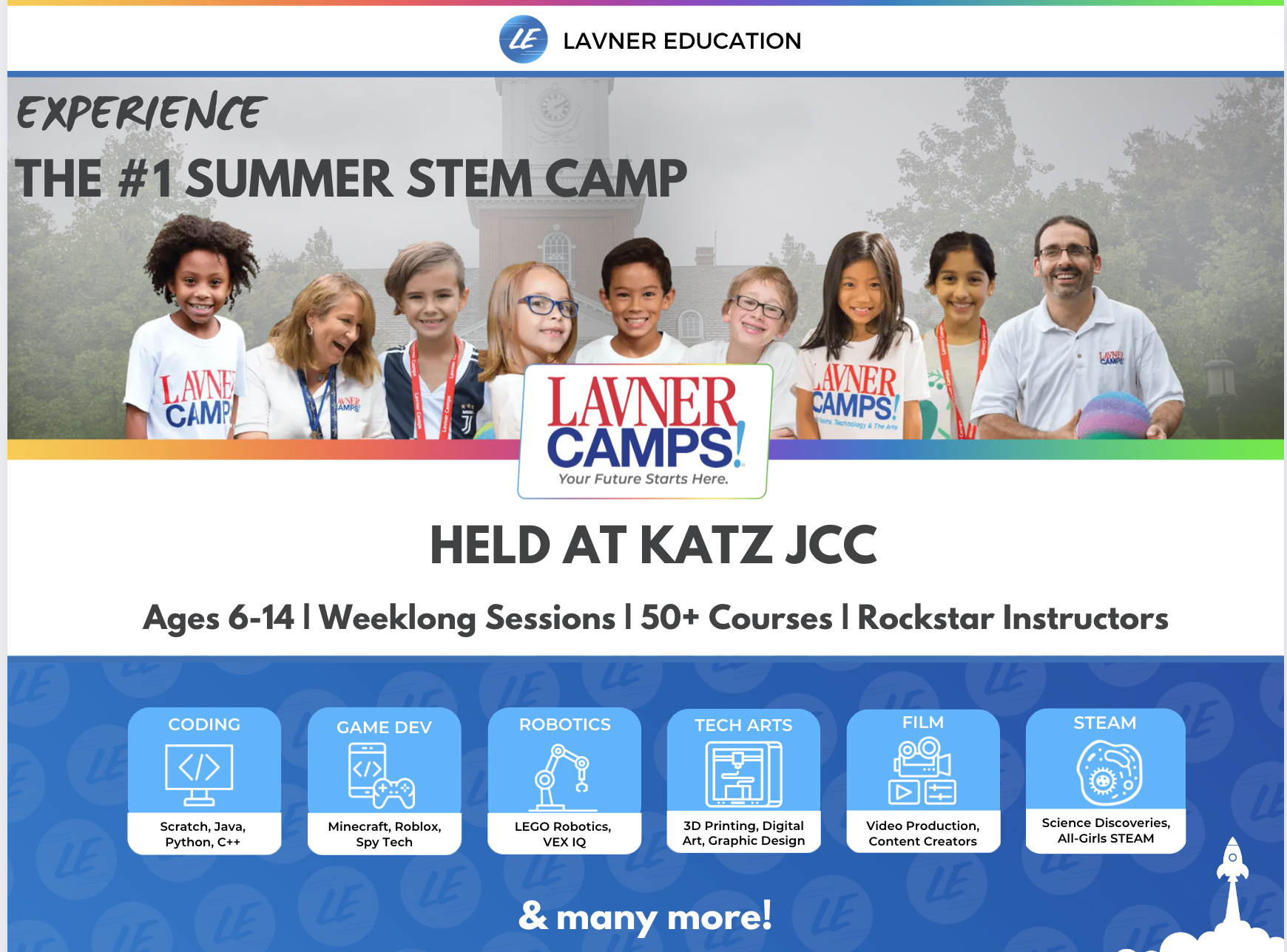 AwardWinning Lavner Camps at the Katz JCC Katz JCC